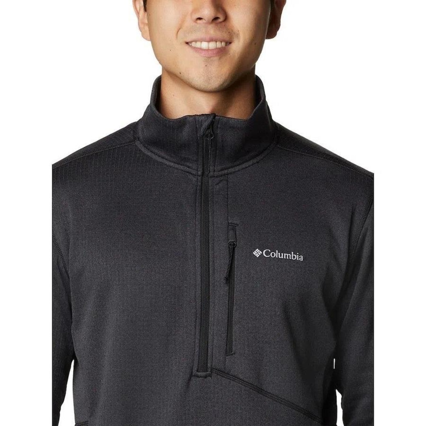 Blusão Columbia Park View Fleece Half Zip - Masculino - Foto 3