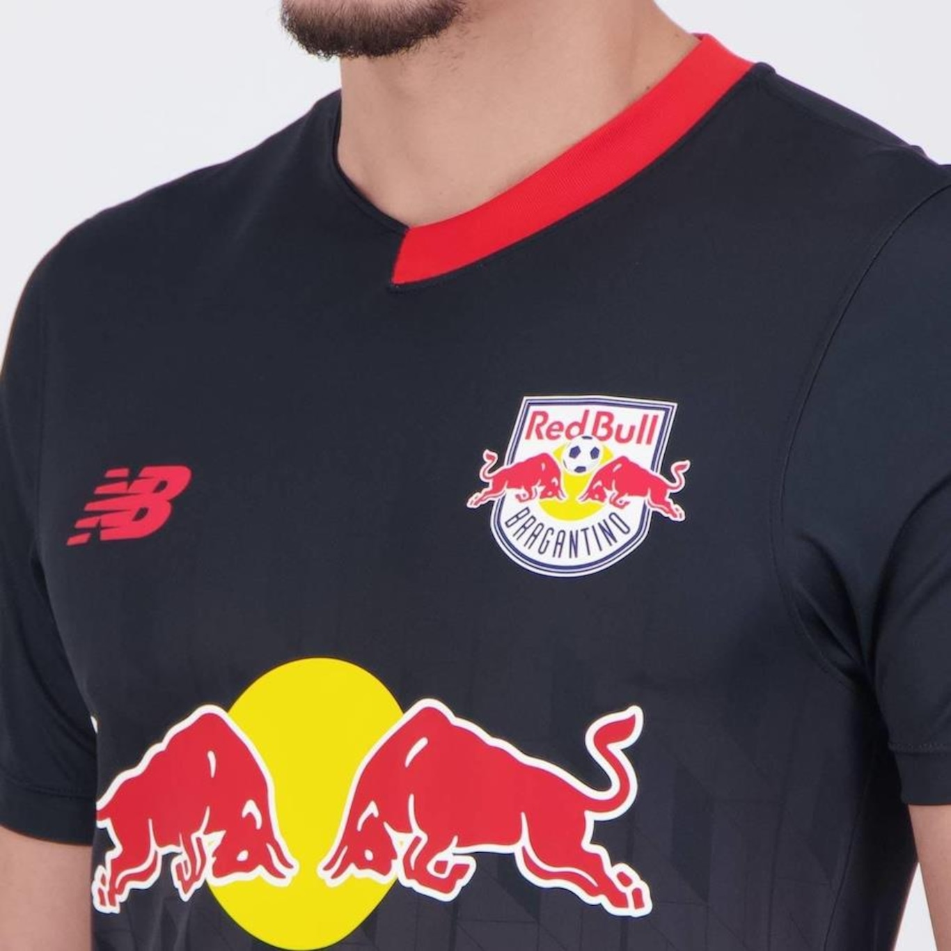 Camisa New Balance Rb Bragantino Iii 2023 - Masculina - Foto 5