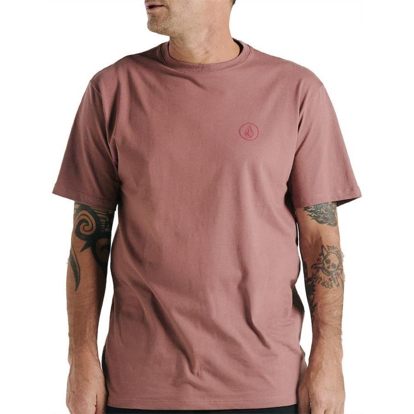 Camiseta Volcom Rubber - Masculina - Foto 1