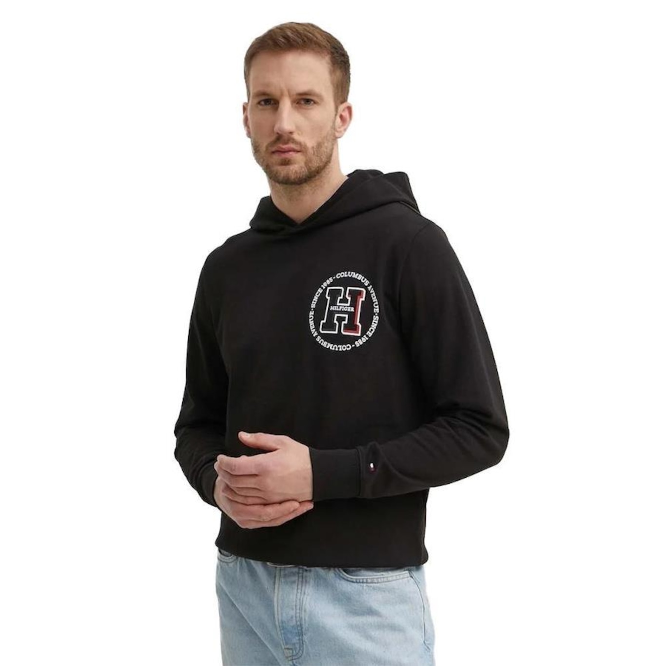 Blusão de Moletom com Capuz Tommy Hilfiger H Roundel Hoody - Masculino - Foto 1