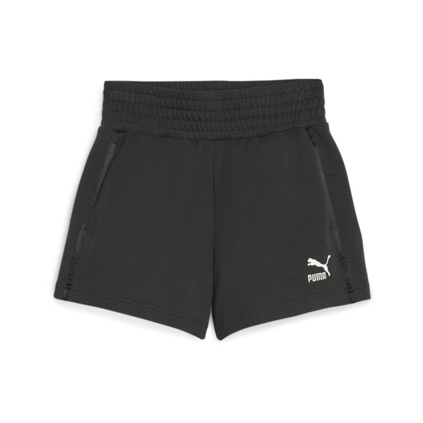 Shorts Puma Cintura Alta T7 - Feminino - Foto 1