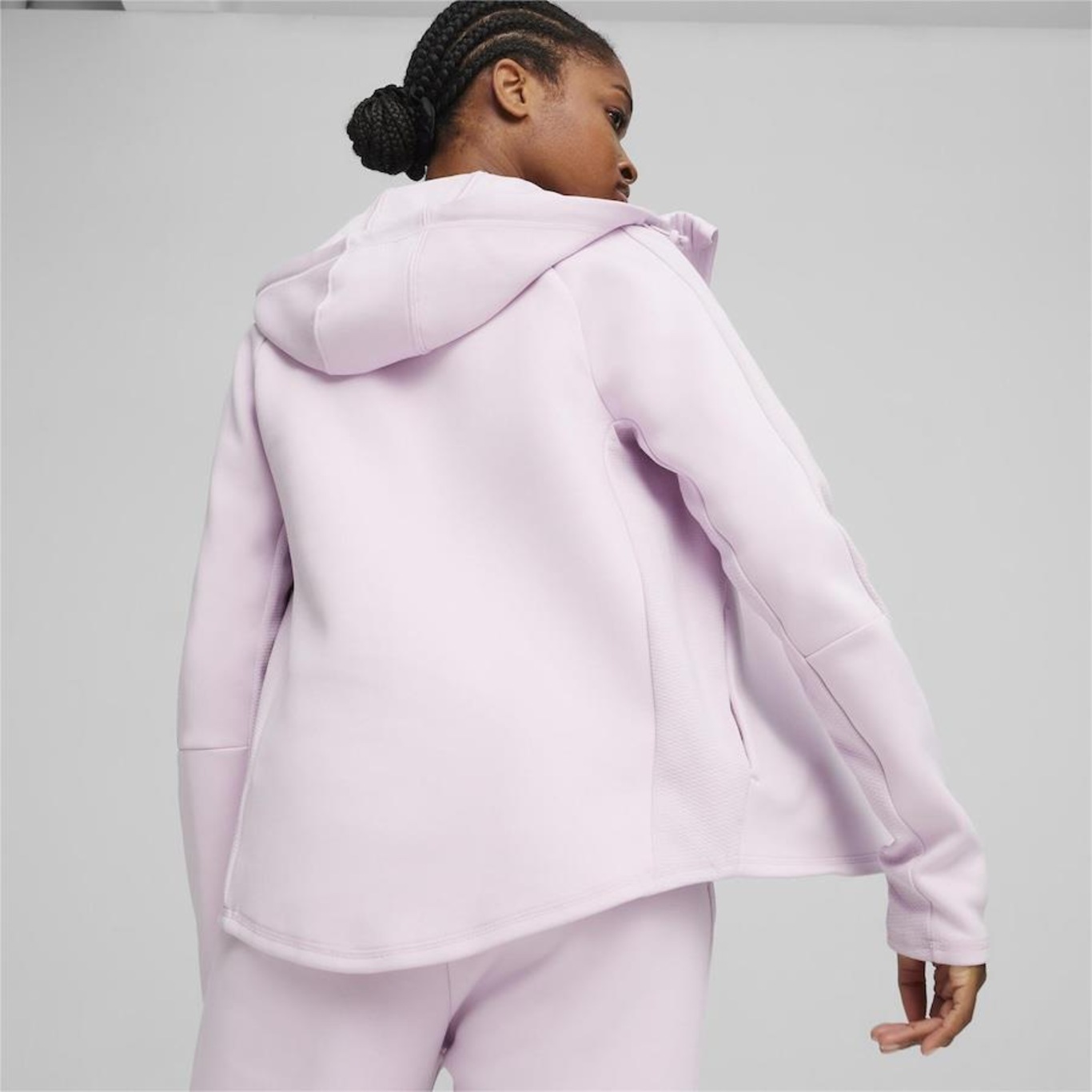 Blusão de Moletom com Capuz Puma Evostripe Full-Zip - Feminino - Foto 4