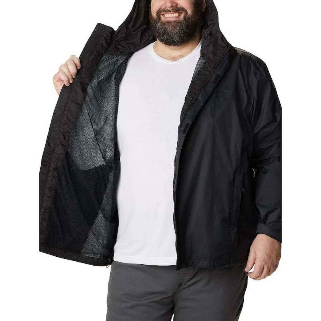 Jaqueta com Capuz Columbia Masculina Watertight II Plus Size - Masculina - Foto 2