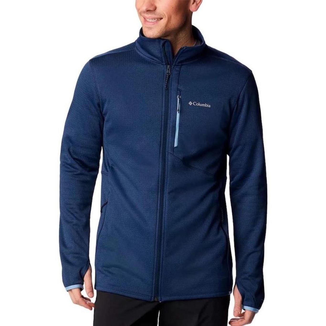 Jaqueta sem Capuz Columbia Park View Fleece - Masculina - Foto 1