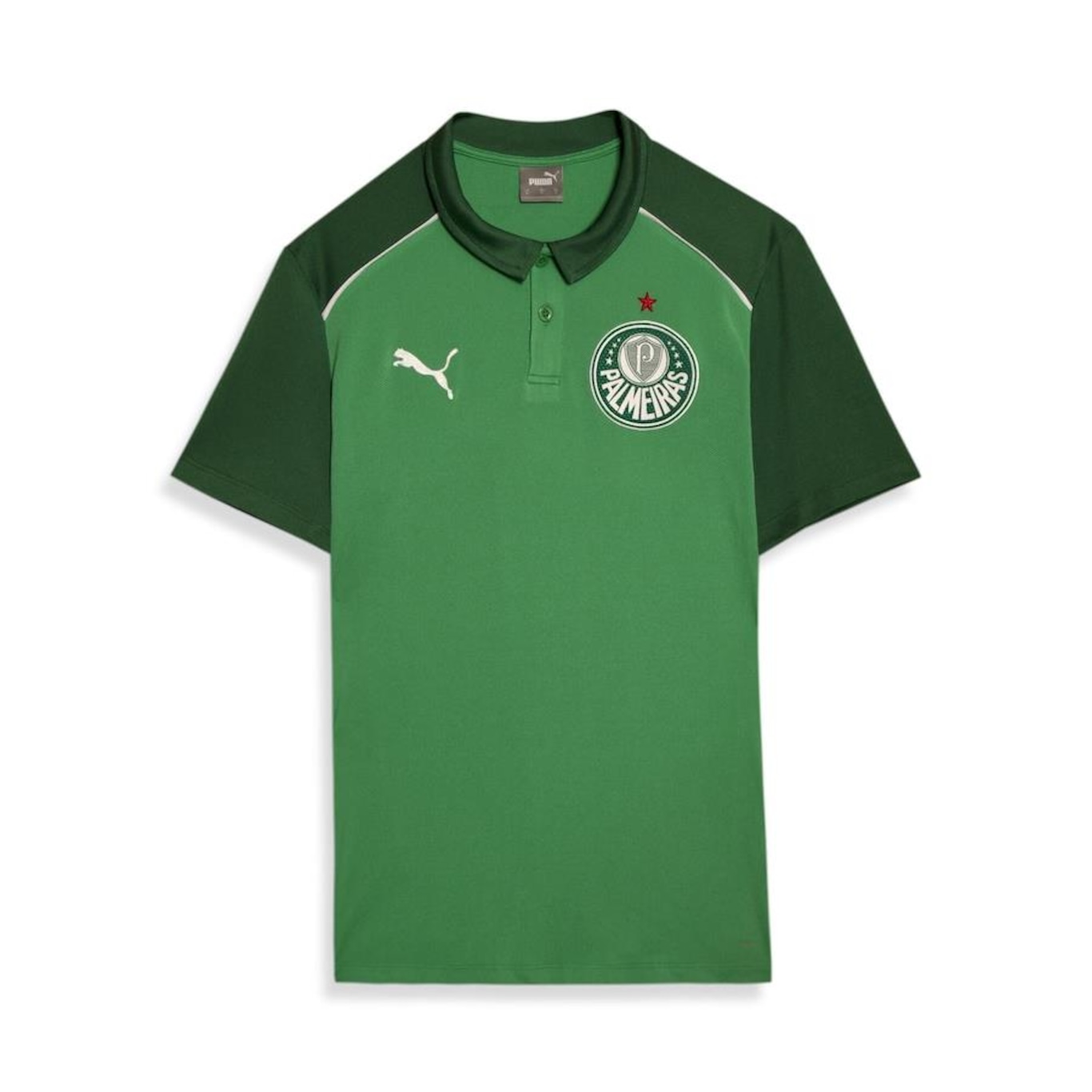 Camisa Polo do Palmeiras 2024 Casual Puma - Masculina - Foto 1