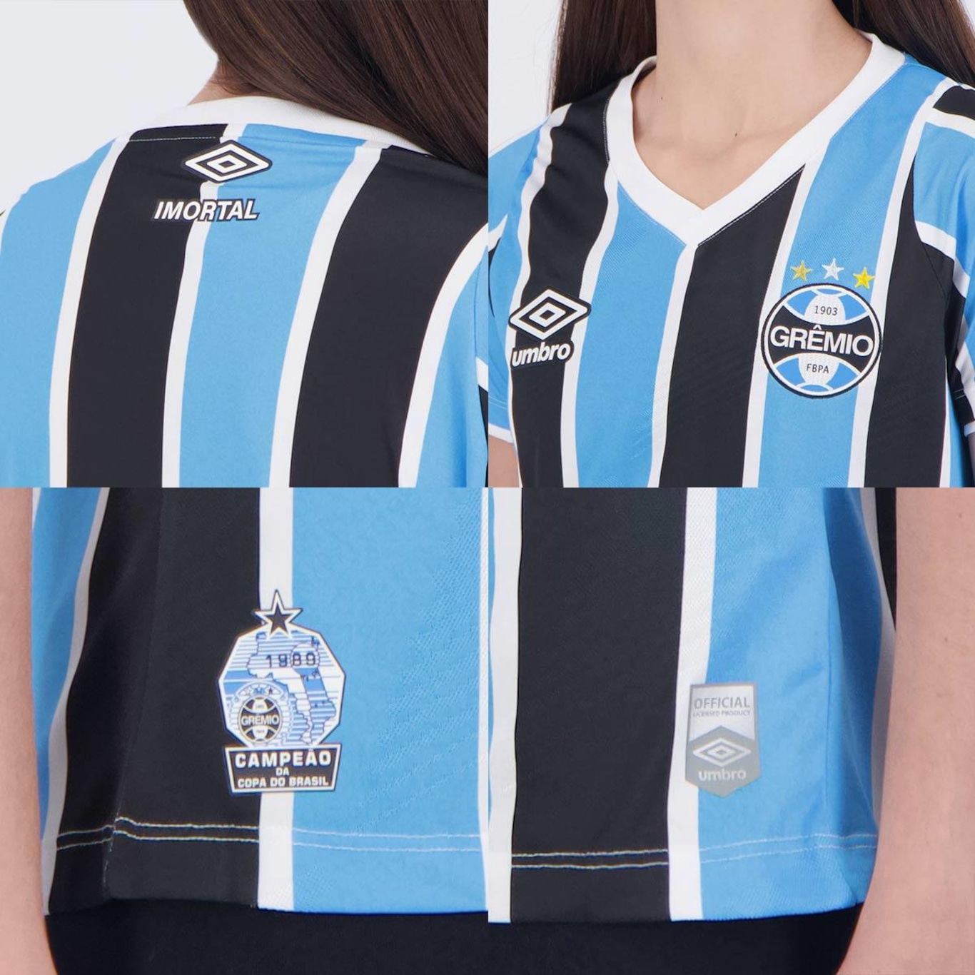 Camisa Umbro Grêmio I 2024 - Feminina - Foto 6