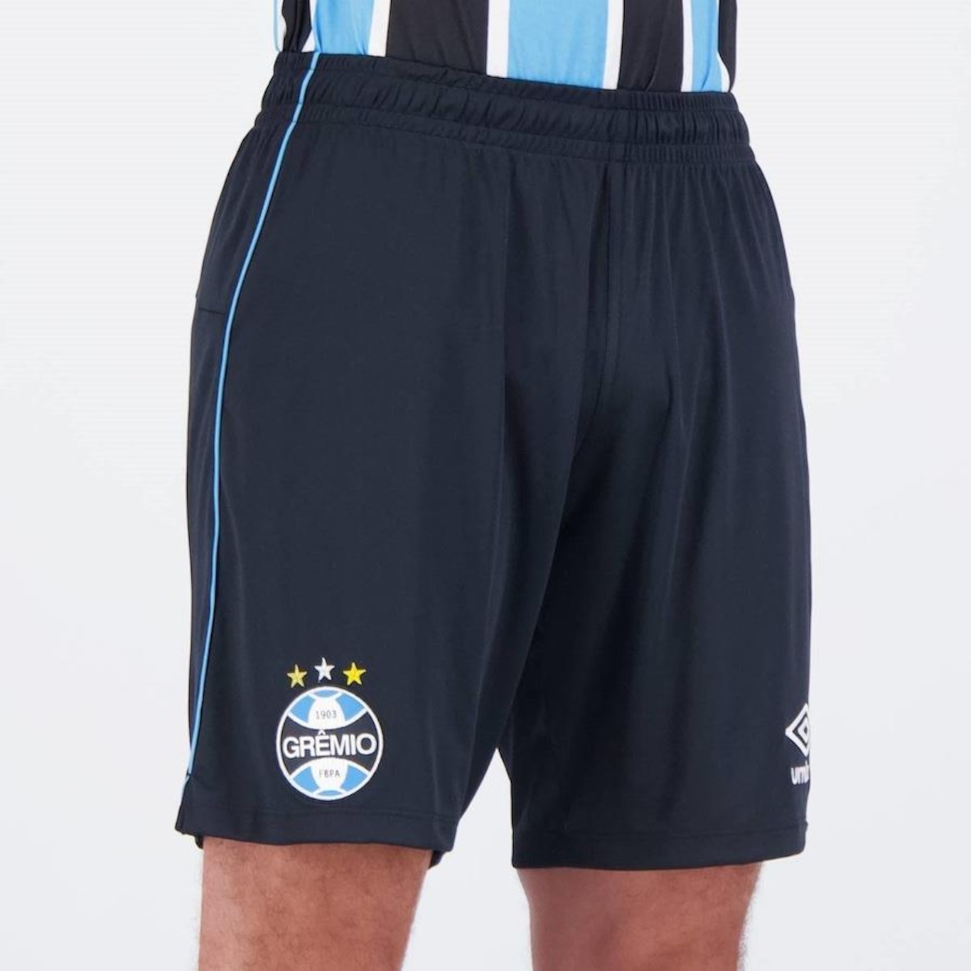 Calção do Grêmio I 2024 Umbro - Masculino - Foto 2