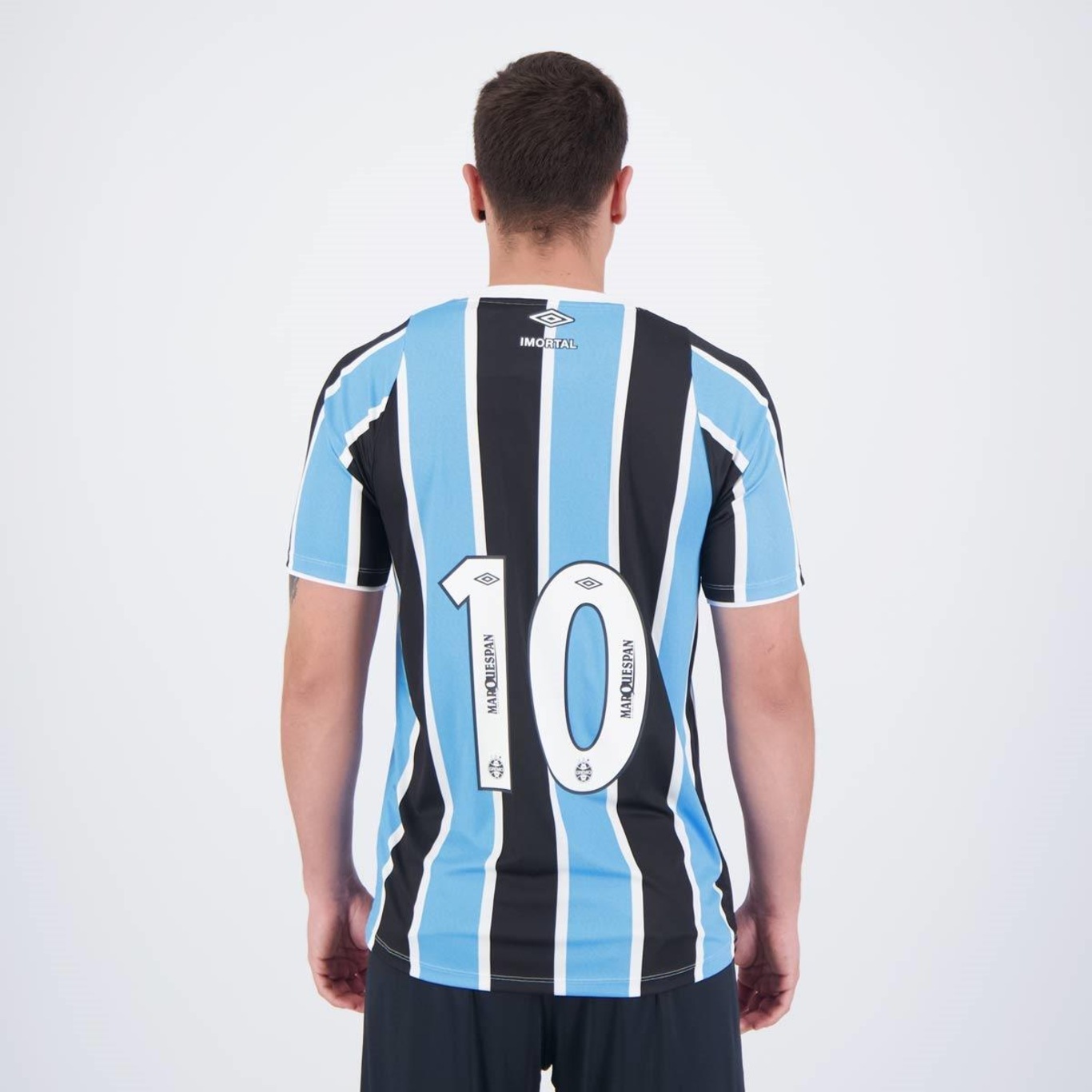 Camisa Umbro Grêmio I 2024 com Número - Masculina - Foto 4