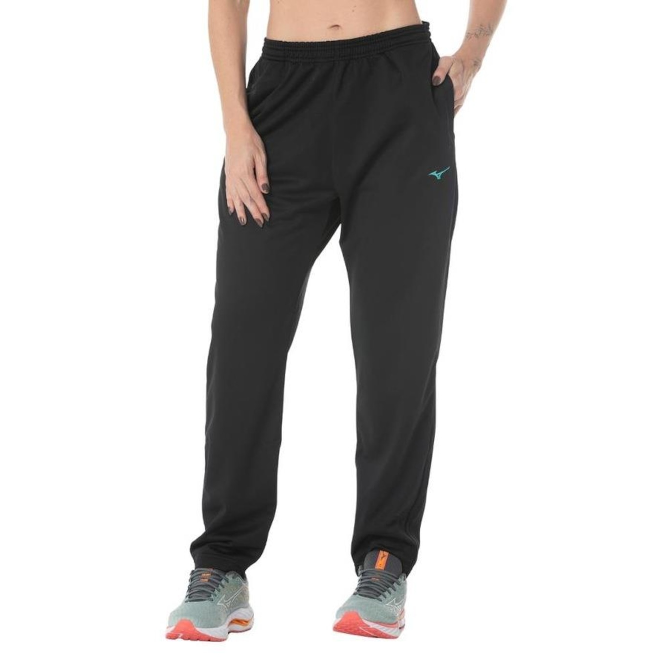 Conjunto de Agasalho Mizuno Basic Root - Feminino - Foto 4