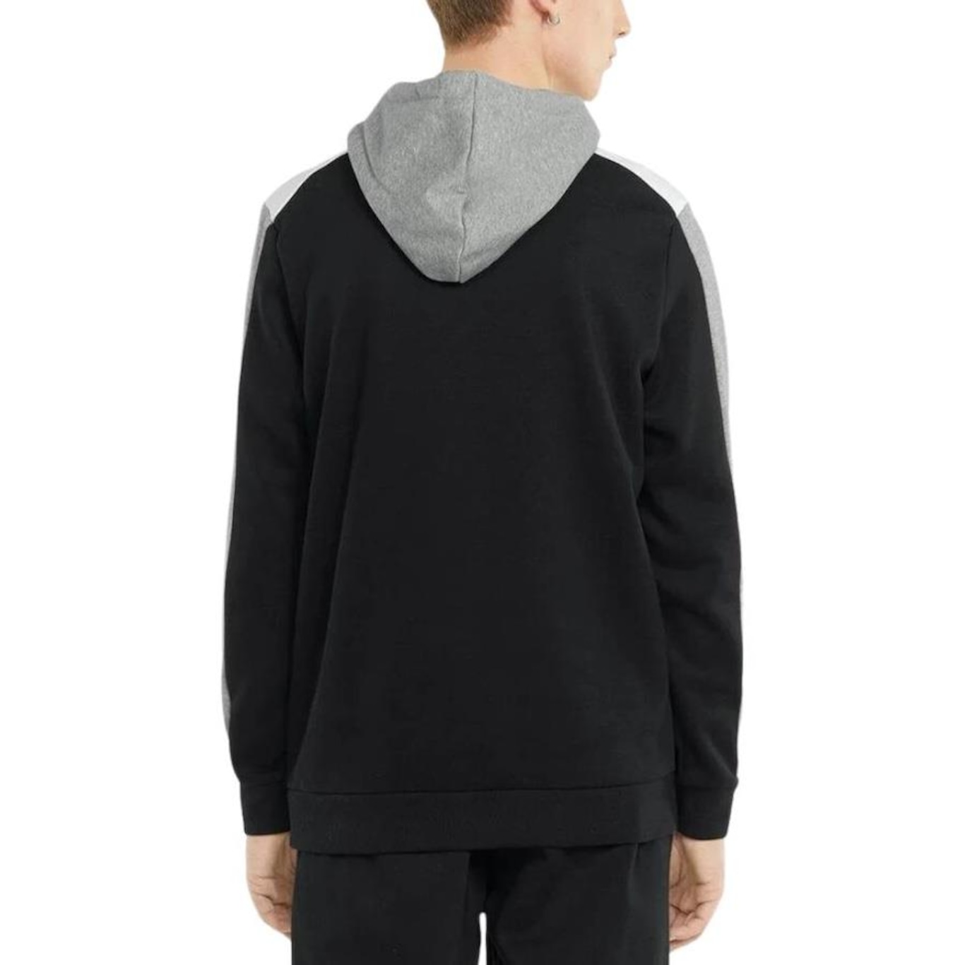 Blusão Puma Essentials Plus Block Fleece - Masculino - Foto 3