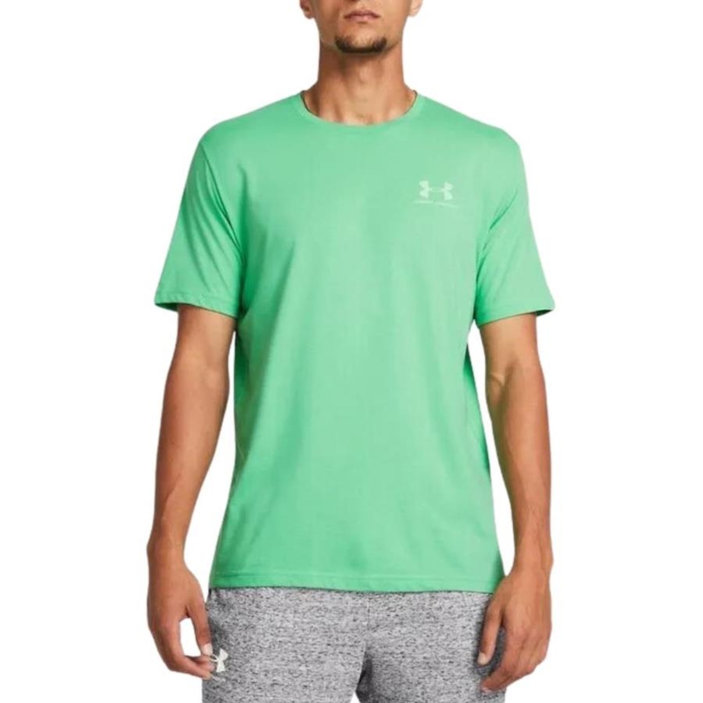 Camiseta Under Armour Sportstyle Left Chest Ss - Masculina - Foto 1