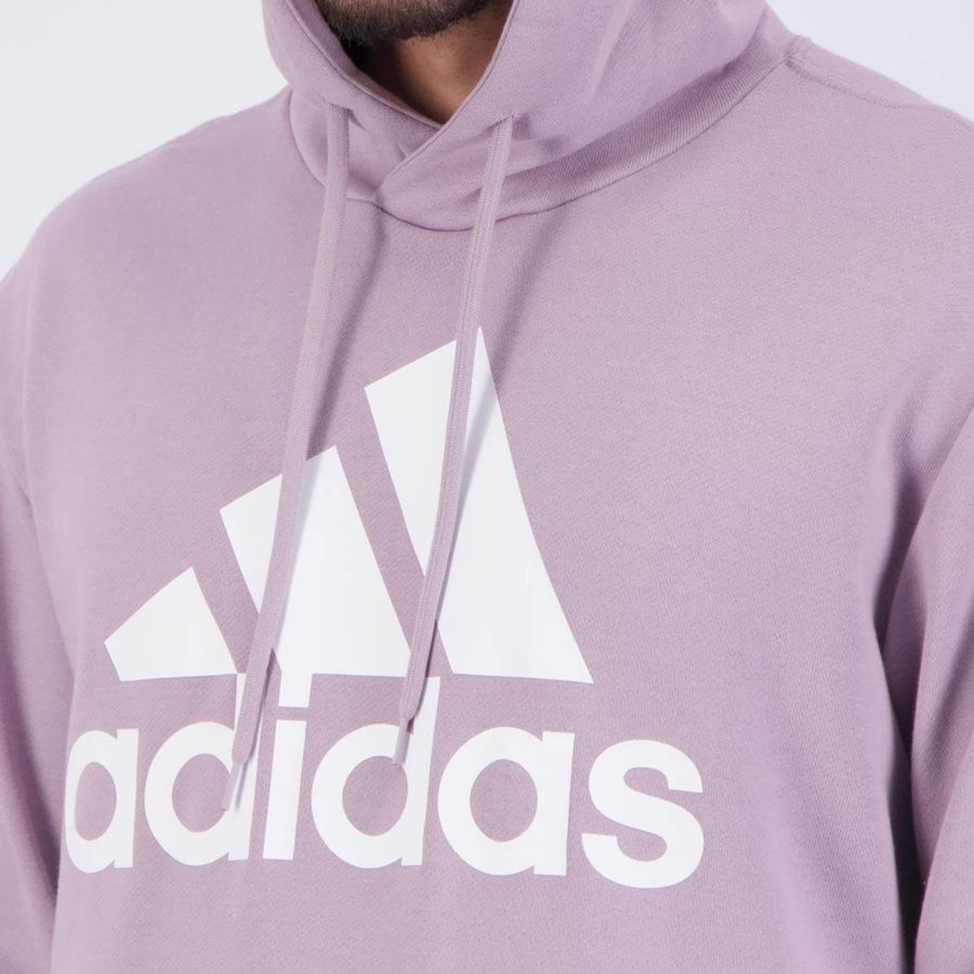 Blusão de Moletom adidas Essentials Big Logo - Masculino - Foto 6