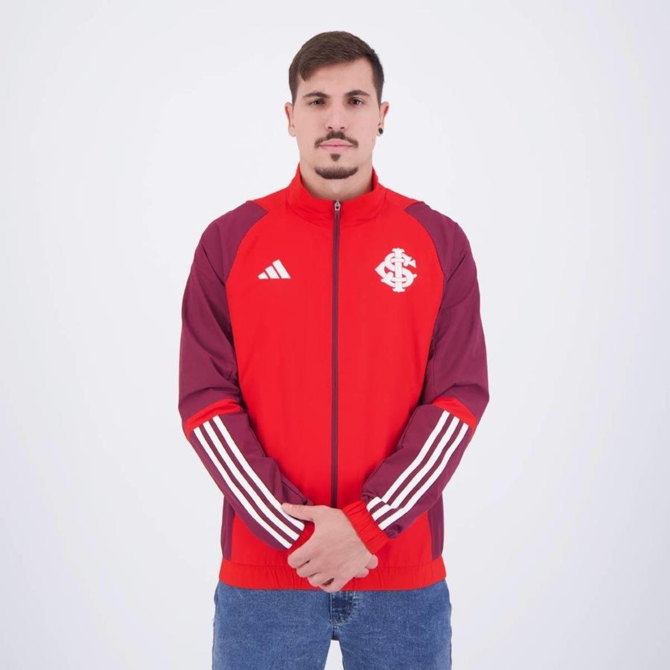 Jaqueta do Internacional 2024 Apresentação adidas - Masculina - Foto 1