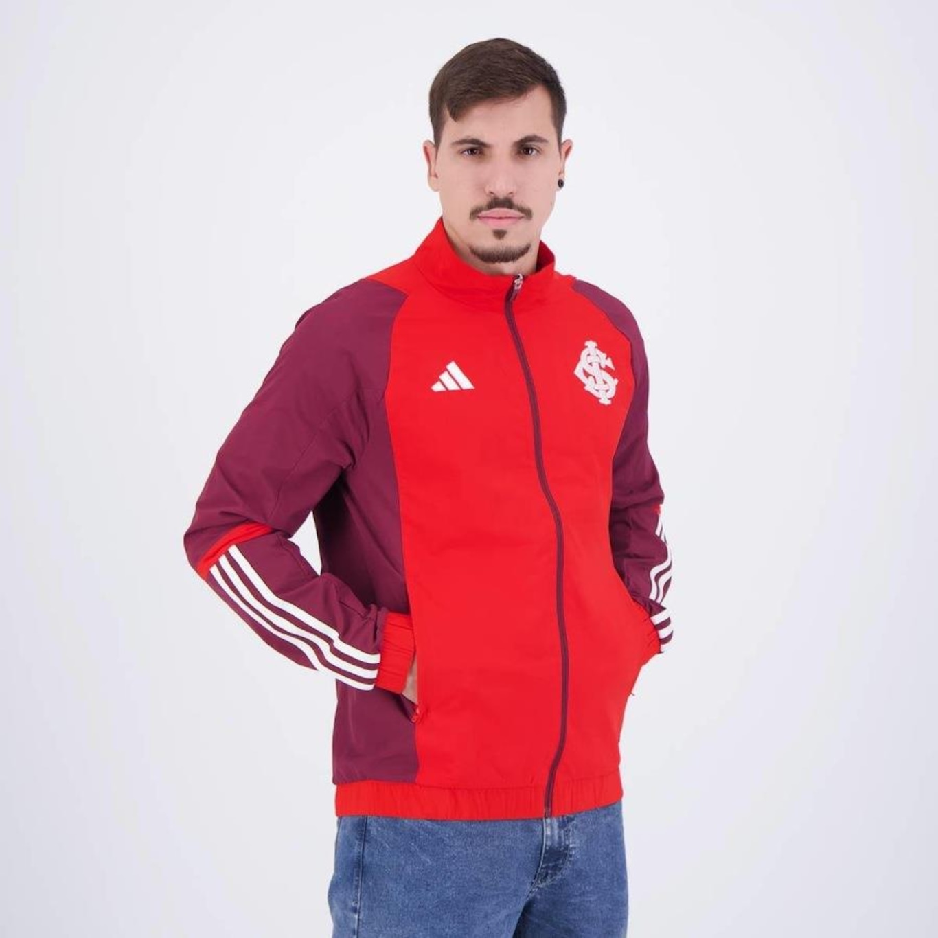 Jaqueta do Internacional 2024 Apresentação adidas - Masculina - Foto 2