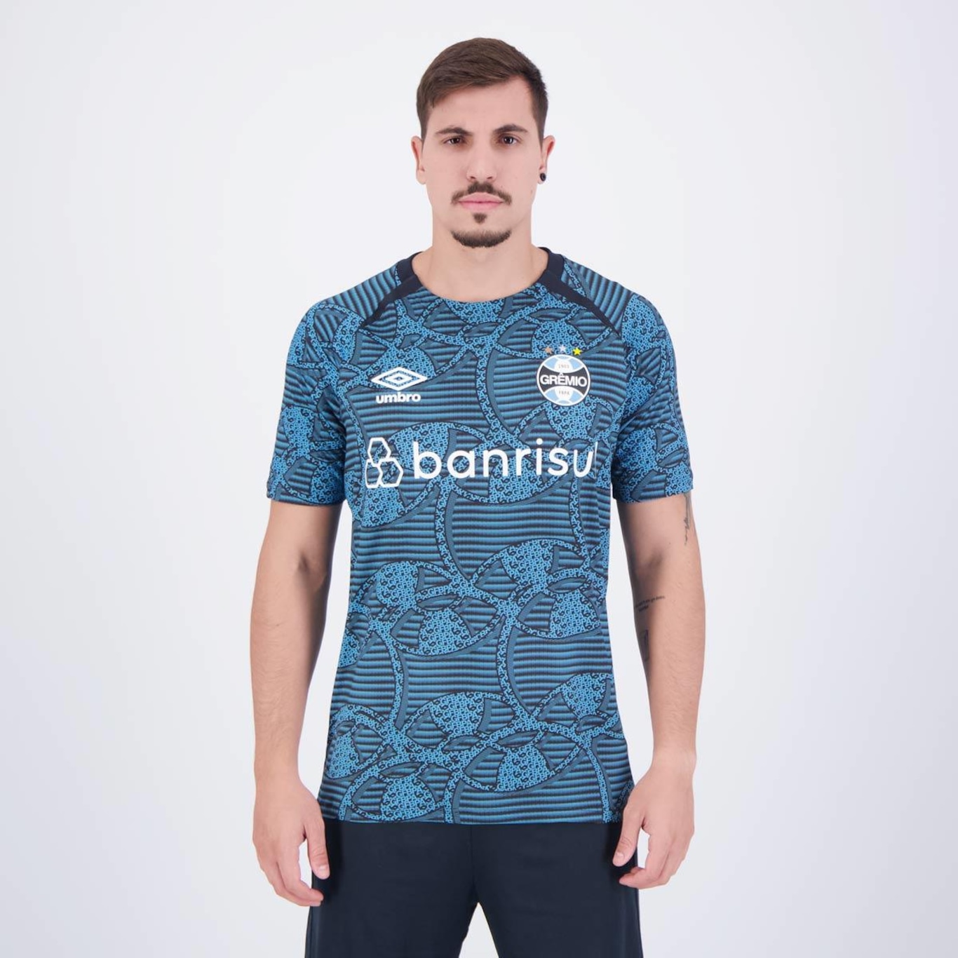 Camisa Umbro Grêmio Aquecimento 2024 - Masculina - Foto 1