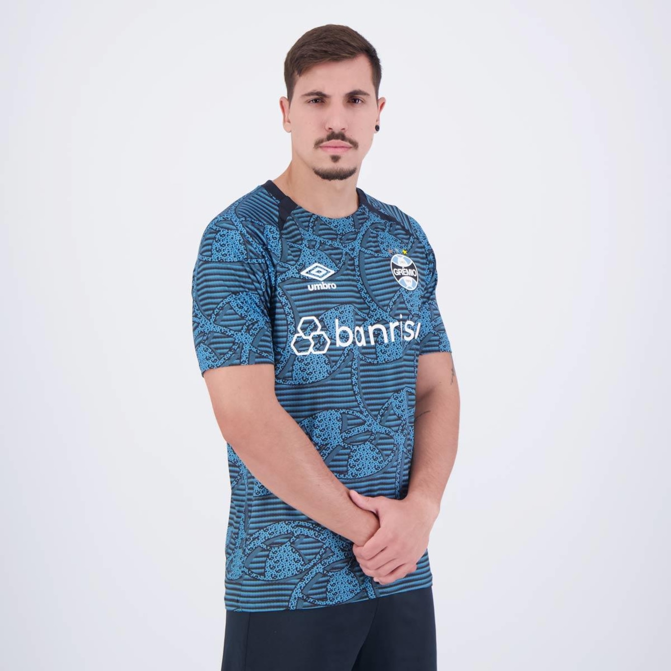 Camisa Umbro Grêmio Aquecimento 2024 - Masculina - Foto 2