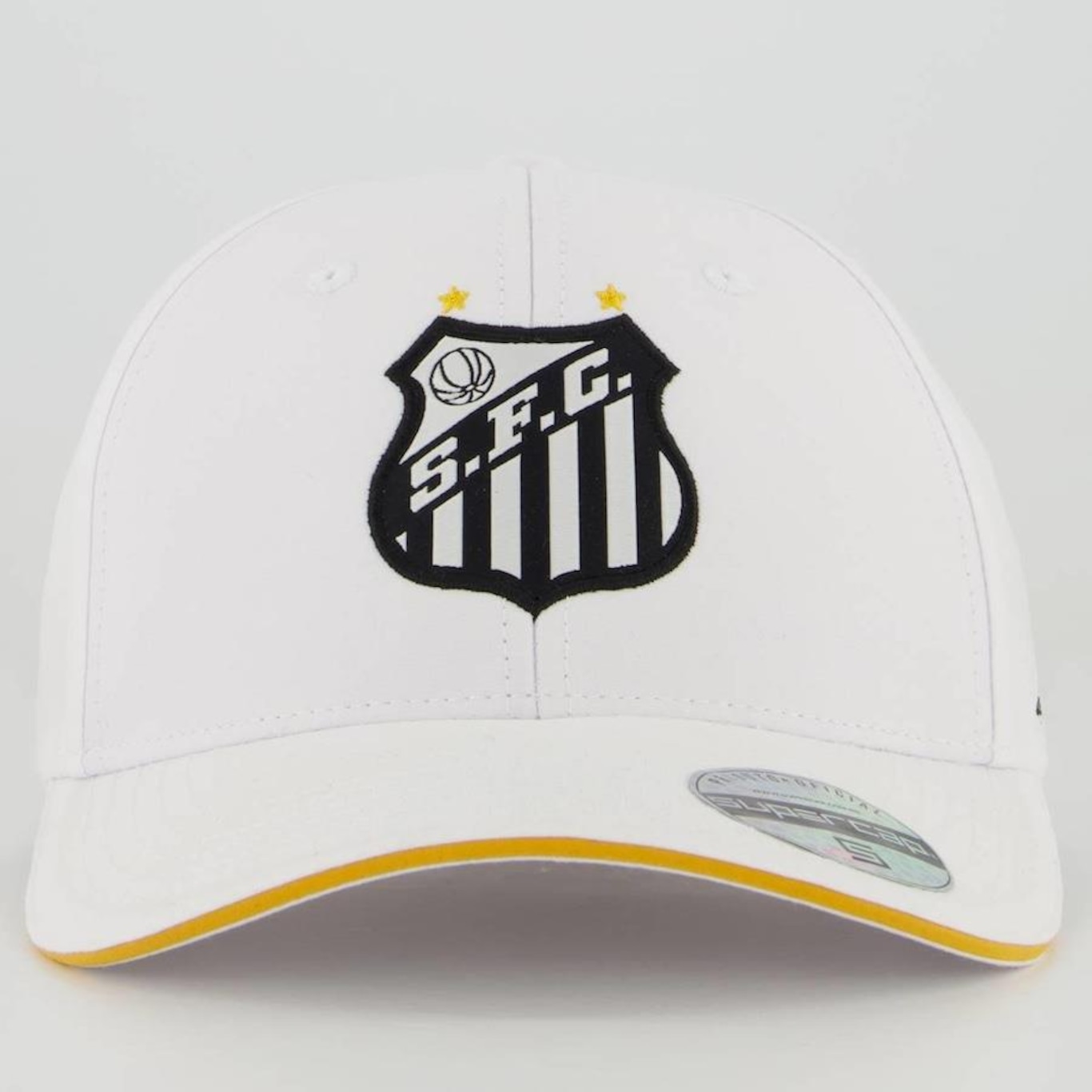 Boné Aba Curva do Santos Supercap 6 Gomos - Snapback - Adulto - Foto 2