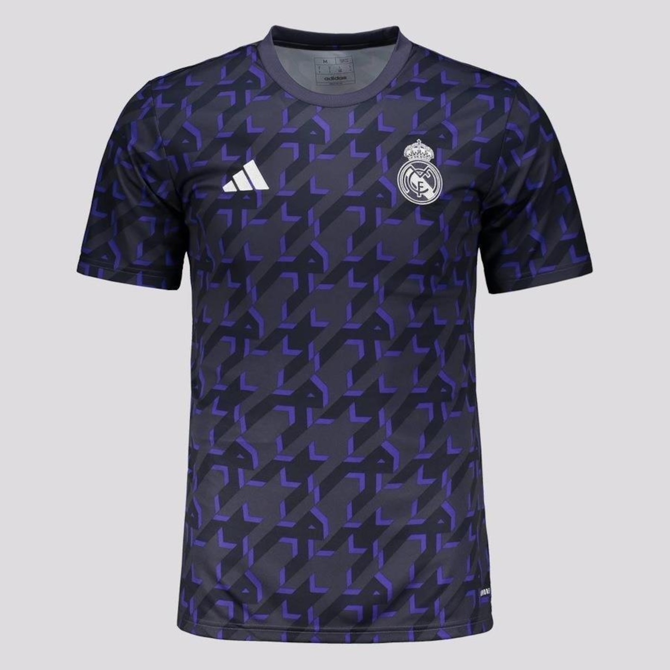 Camisa do Real Madrid adidas Pré Jogo - Masculina - Foto 1