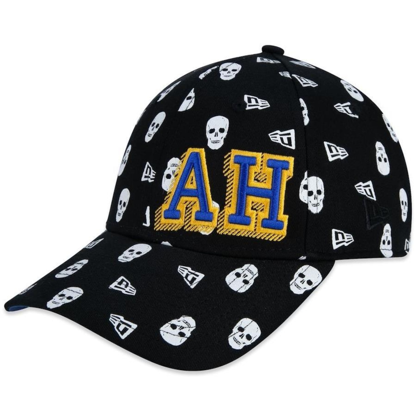 Boné New Era 9Forty Collab Alexandre Herchcovitch Full Skull - Masculino - Foto 1