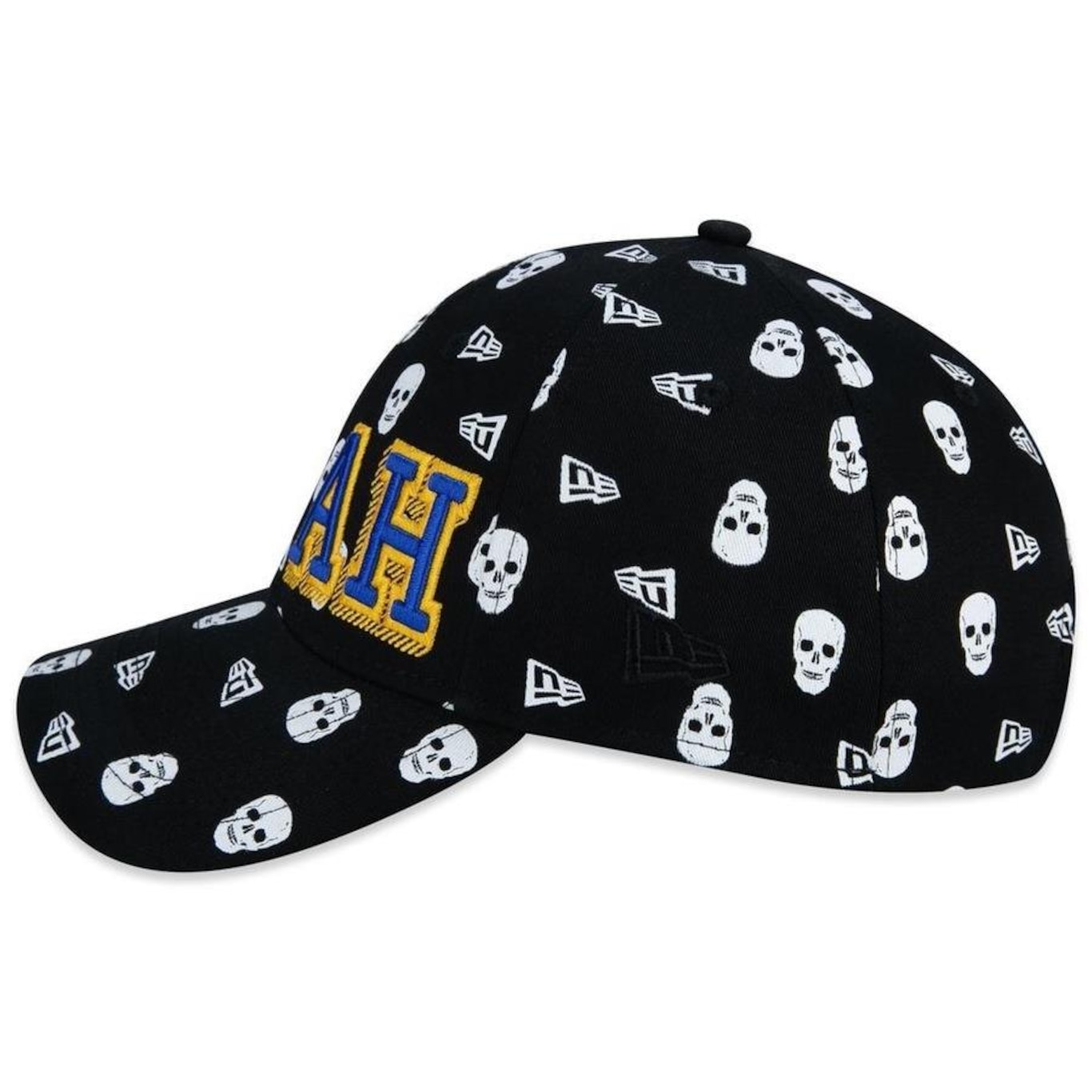 Boné New Era 9Forty Collab Alexandre Herchcovitch Full Skull - Masculino - Foto 4