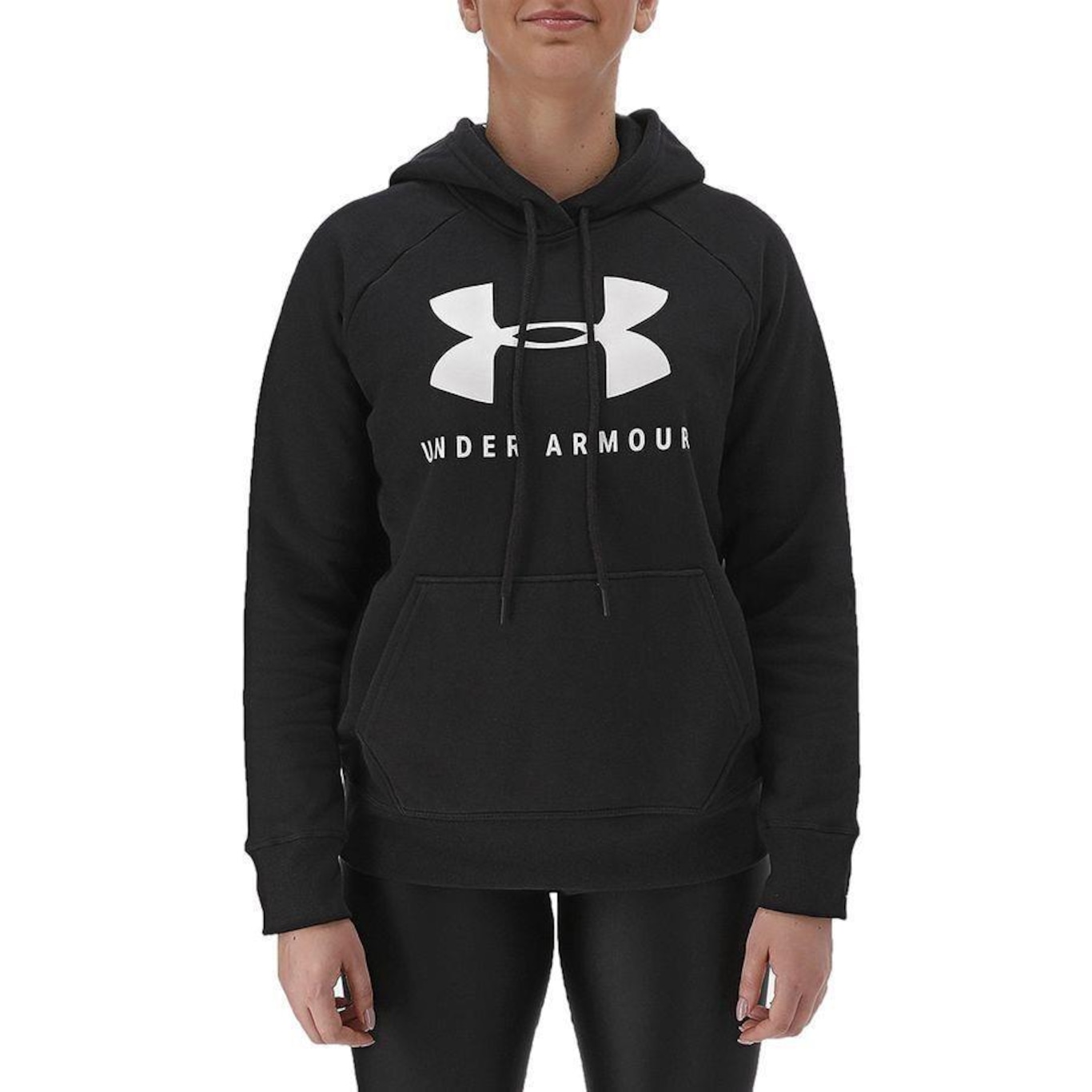 Blusão de Moletom de Treino Under Armour Rival Fleece Hoodie - Feminino - Foto 1