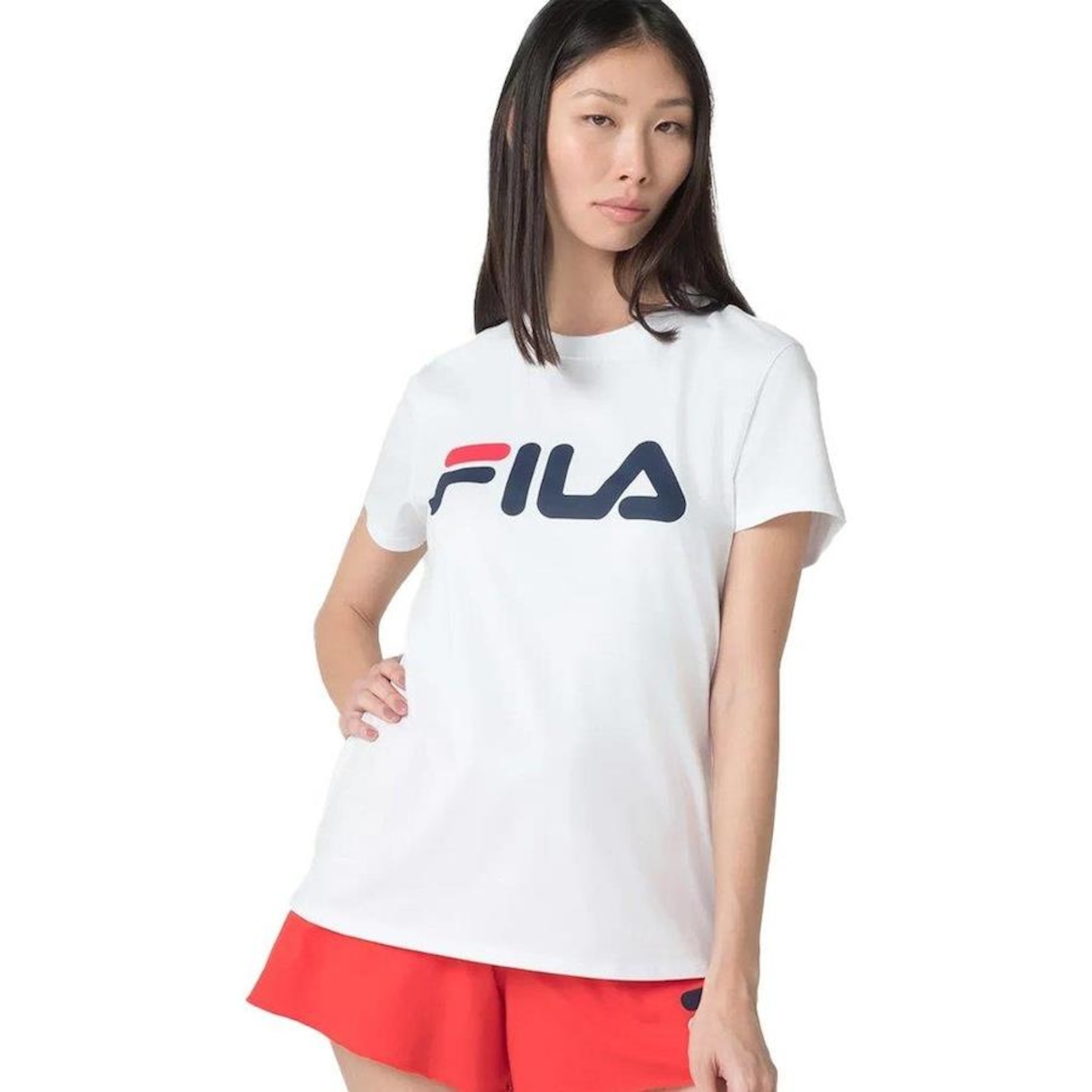 Camiseta Fila Letter Premium II - Feminina - Foto 1