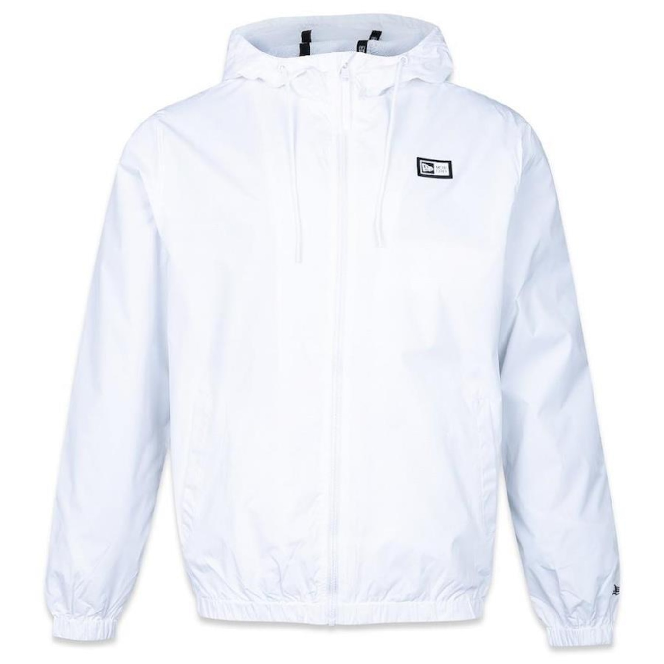 Jaqueta Corta Vento com Capuz New Era Windbreaker New Era Logo Box - Masculina - Foto 1