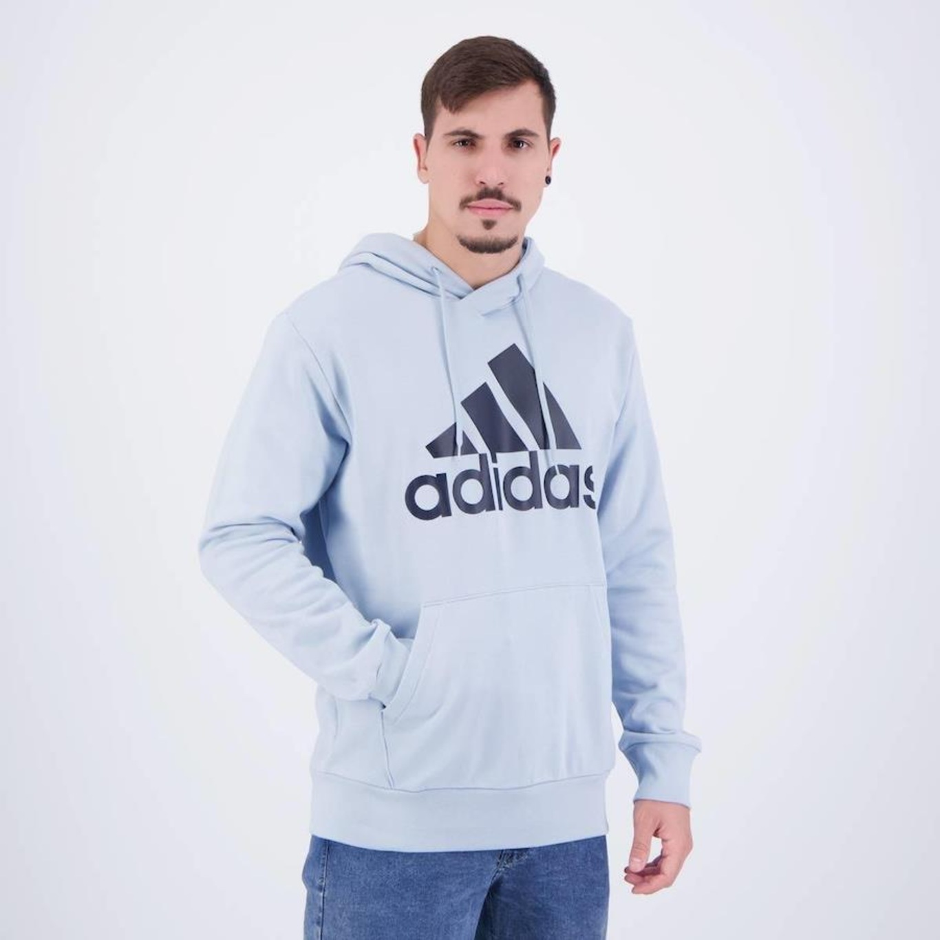 Blusão de Moletom adidas Big Logo - Masculino - Foto 2