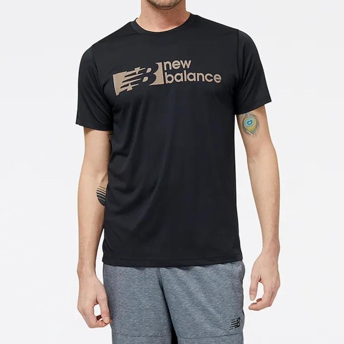 Camiseta New Balance Tenacity Graphic - Masculina - Foto 1