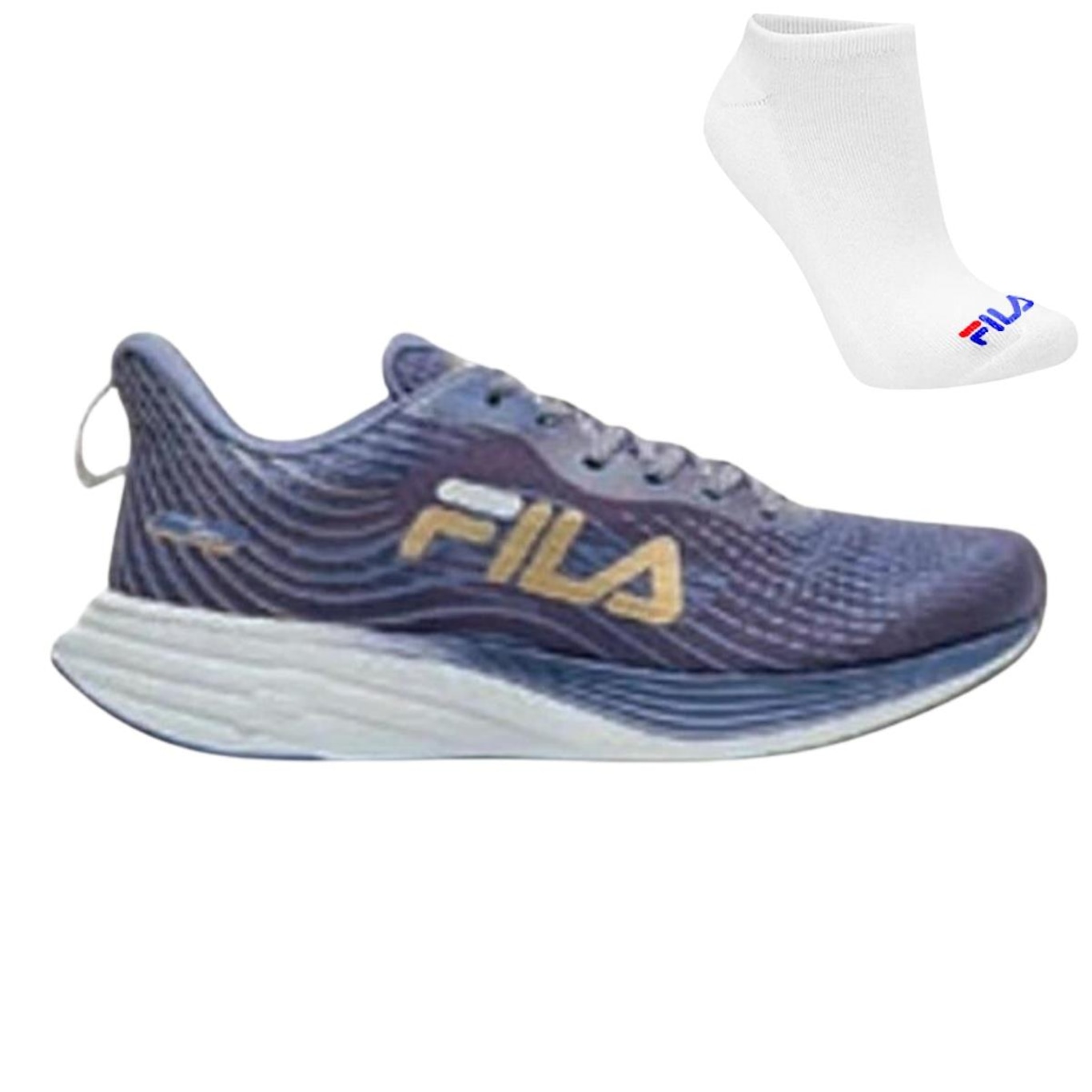 Tênis Fila Racer Curve 2 + Meia - Feminino - Foto 1