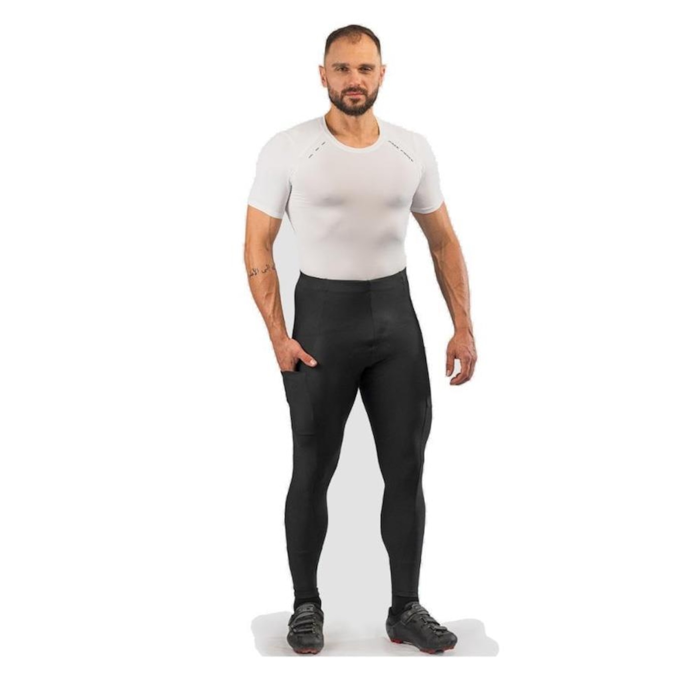 Calça de Ciclismo Free Force Basic - Masculina - Foto 1