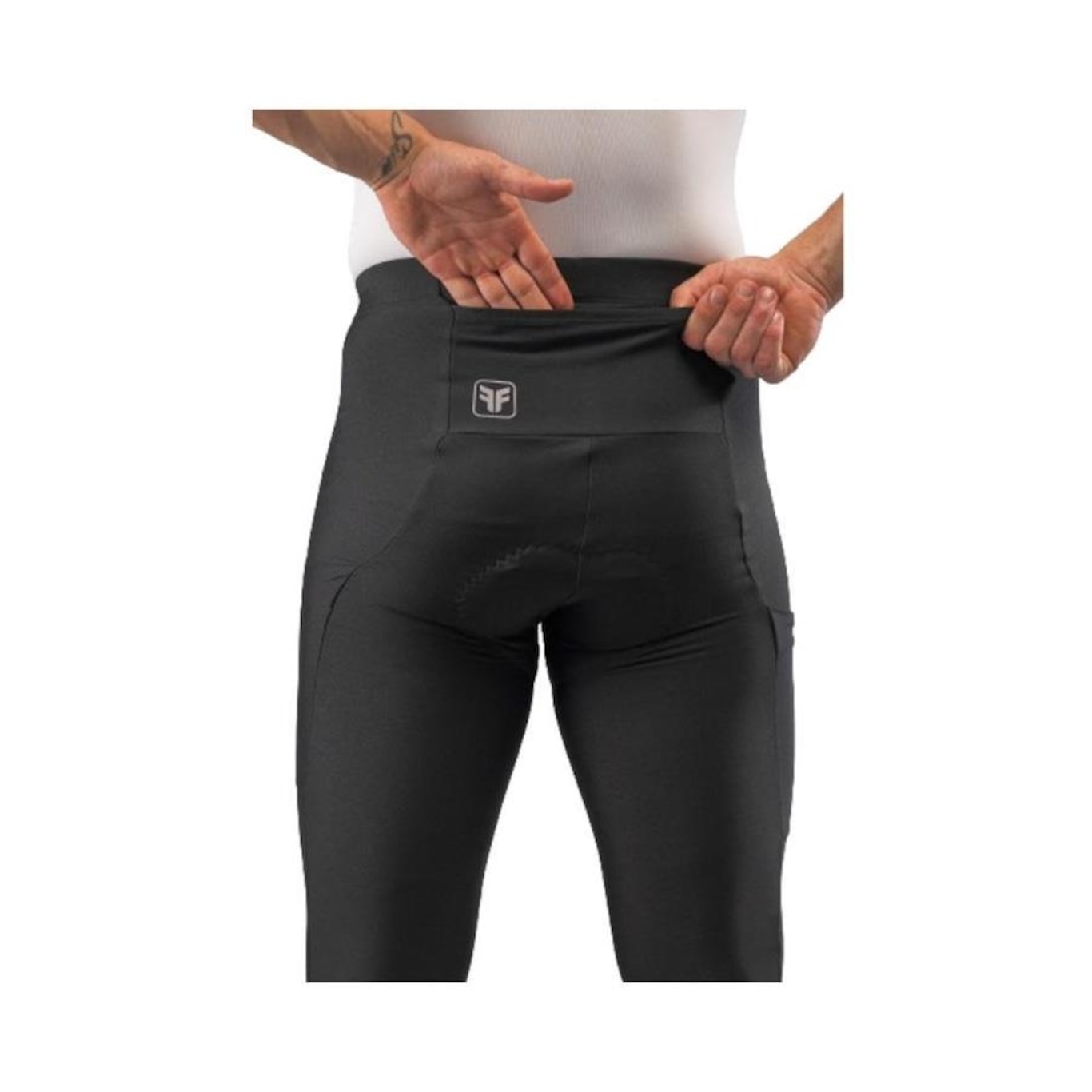 Calça de Ciclismo Free Force Basic - Masculina - Foto 4