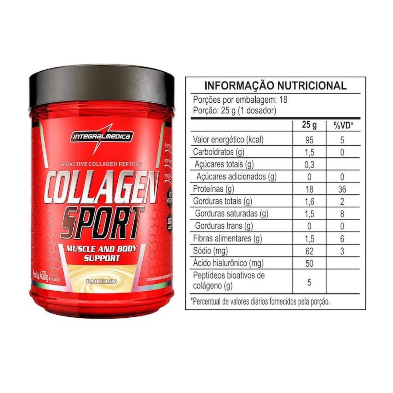 Collagen Sport 450G Integralmédica - Foto 2