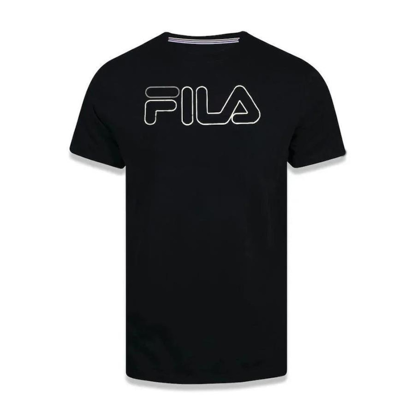 Camiseta Fila Letter Outline - Masculina - Foto 1