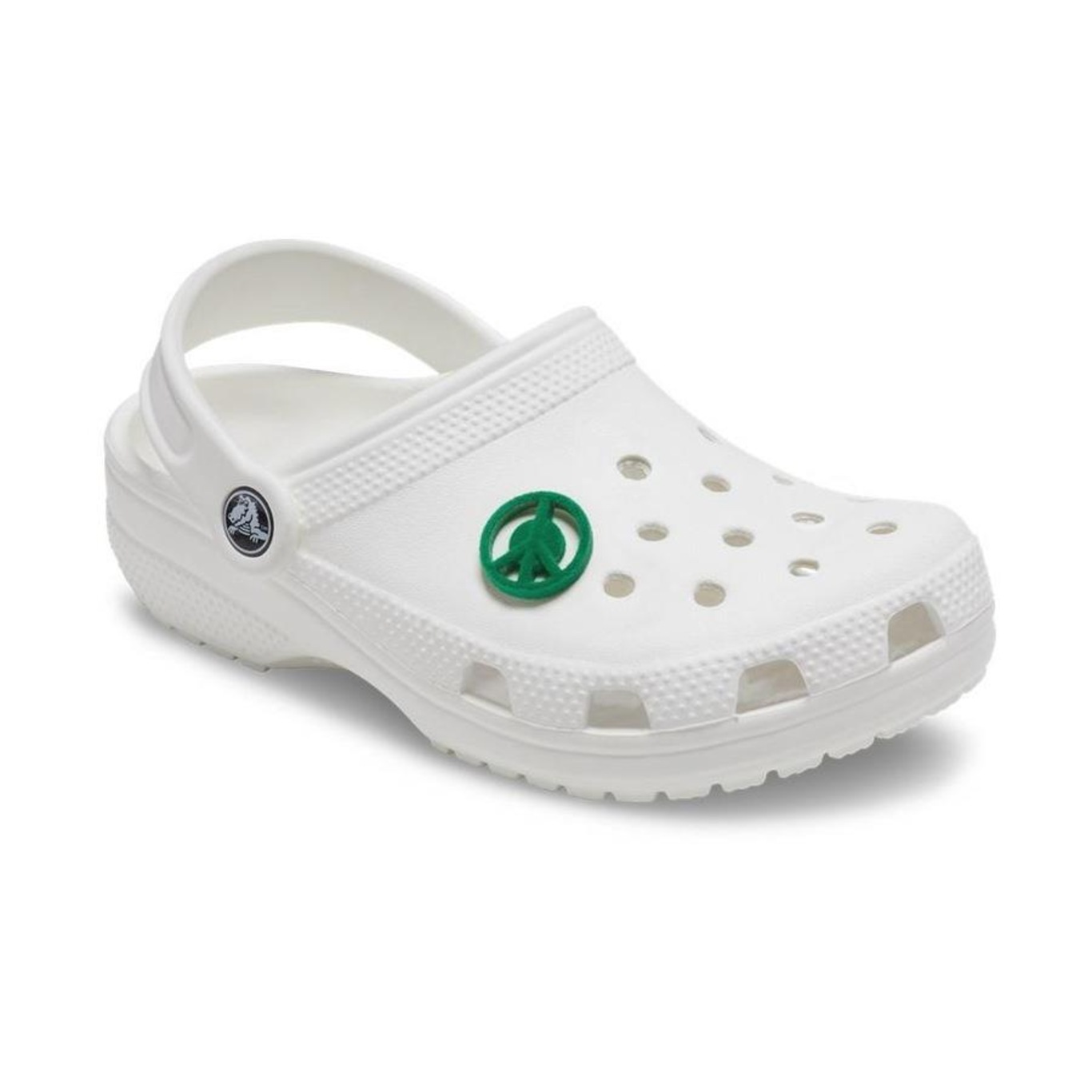 Jibbitz? Crocs Símbolo da Paz com Textura de Grama - Foto 2