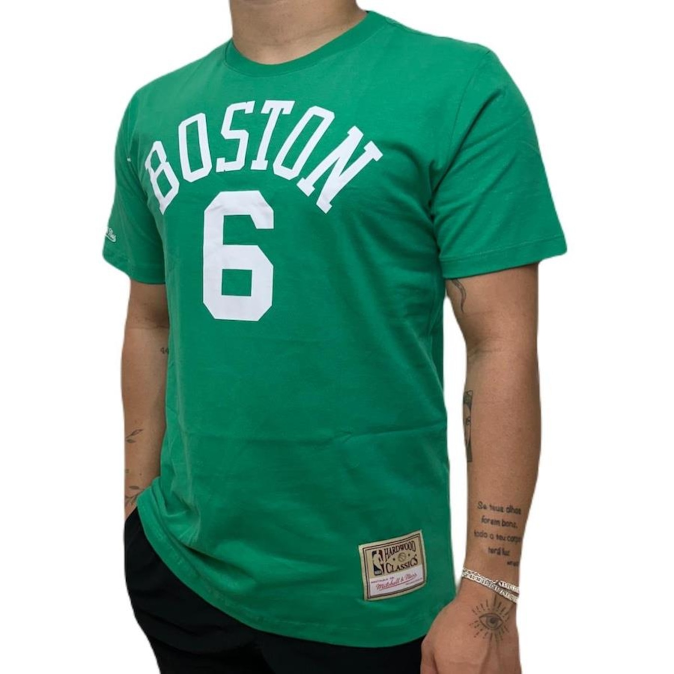 Camiseta Nba Boston Celtics Neon Mitchell & Ness - Masculina - Foto 3