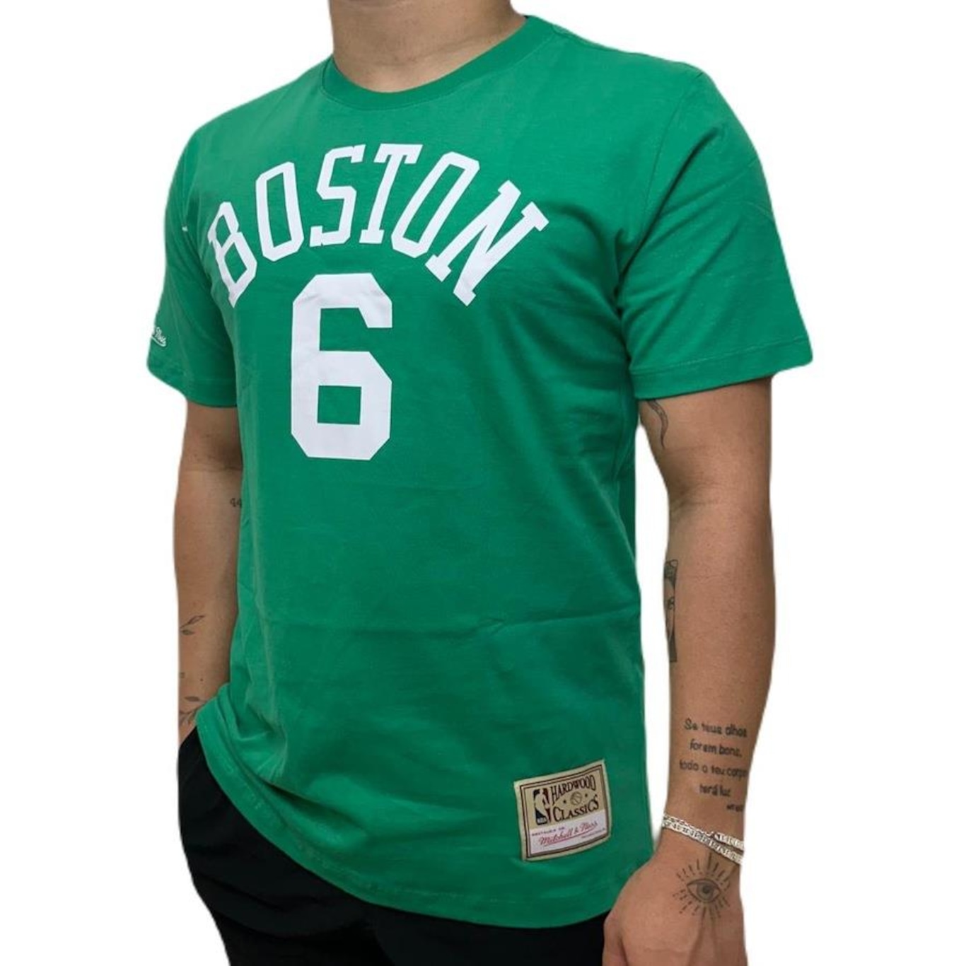 Camiseta Nba Boston Celtics Neon Mitchell & Ness - Masculina - Foto 6