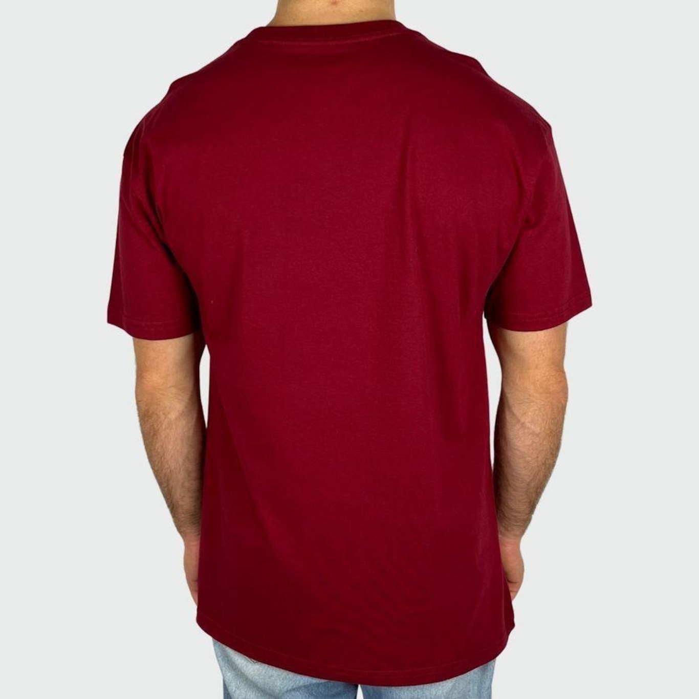 Camiseta Grizzly Og Bear Tee Burgundy - Masculina - Foto 4