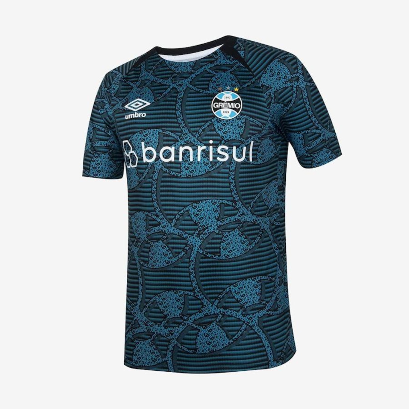 Camisa do Grêmio Aquecimento 2024 Umbro - Masculina - Foto 2