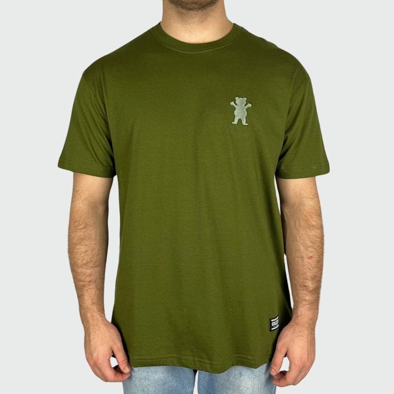 Camiseta Grizzly Diamond Mini Og Bear - Masculina - Foto 1