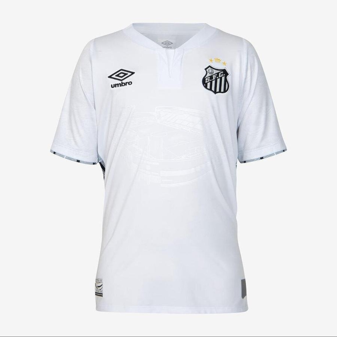 Camisa do Santos 1 2024 Of. Umbro - Infantil - Foto 1