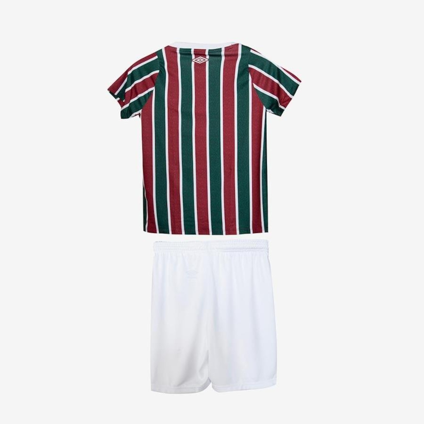 Kit Uniforme de Futebol do Fluminense Of. 1 2024 Clube Umbro - Infantil - Foto 2