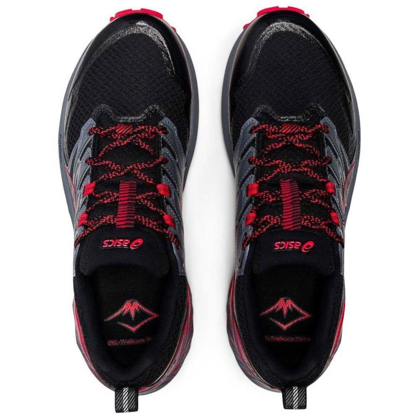 Tênis Asics Gel Trabuco Terra Cinza+Vermelho Masculino - Foto 3