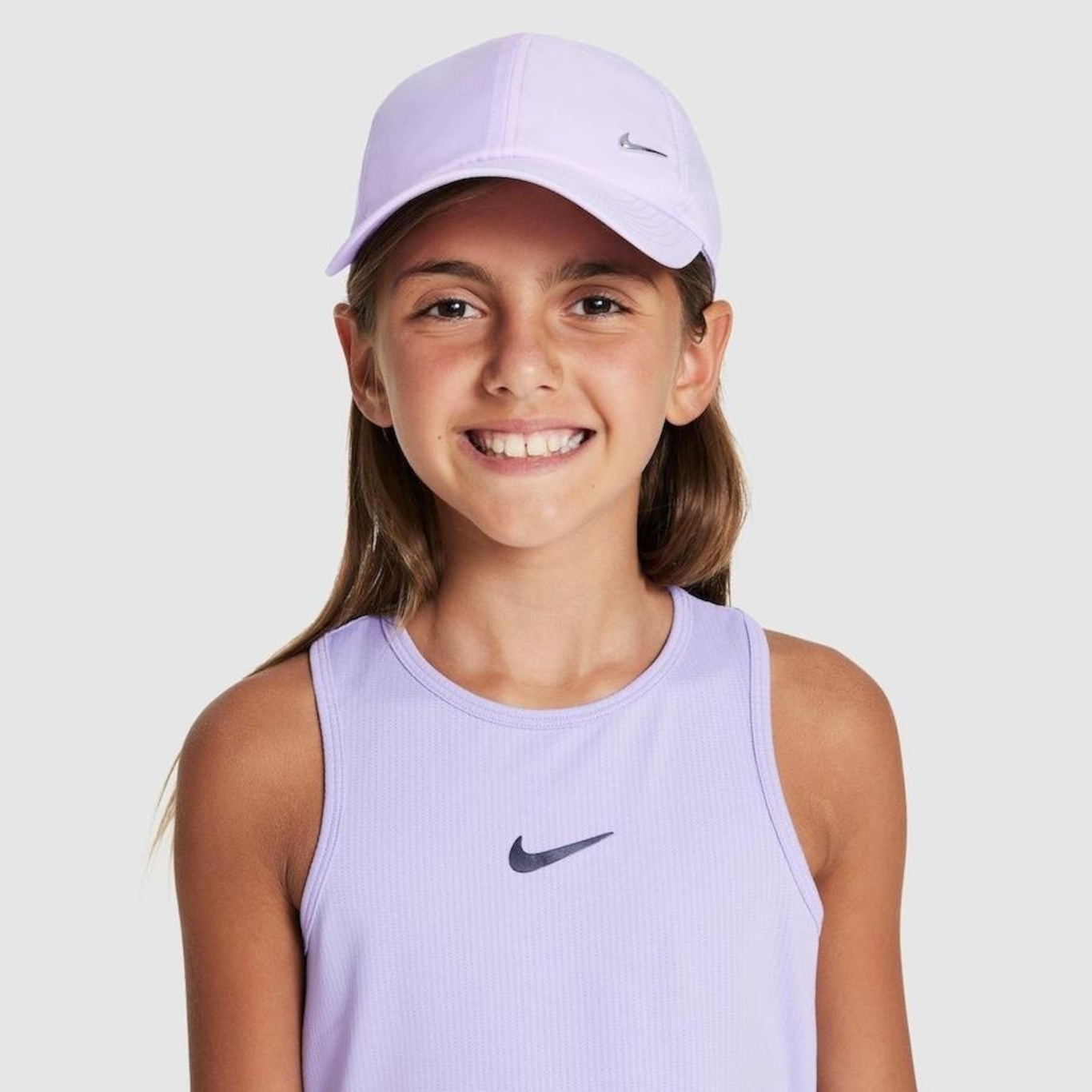 Boné Nike Dri-Fit Swoosh Metal - Strapback - Infantil - Foto 1