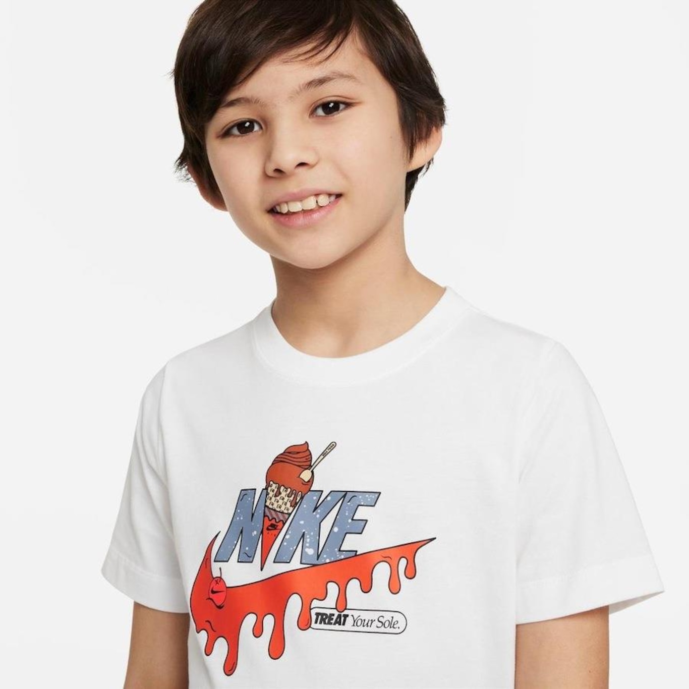 Camiseta Nike Sportswear - Infantil - Foto 3