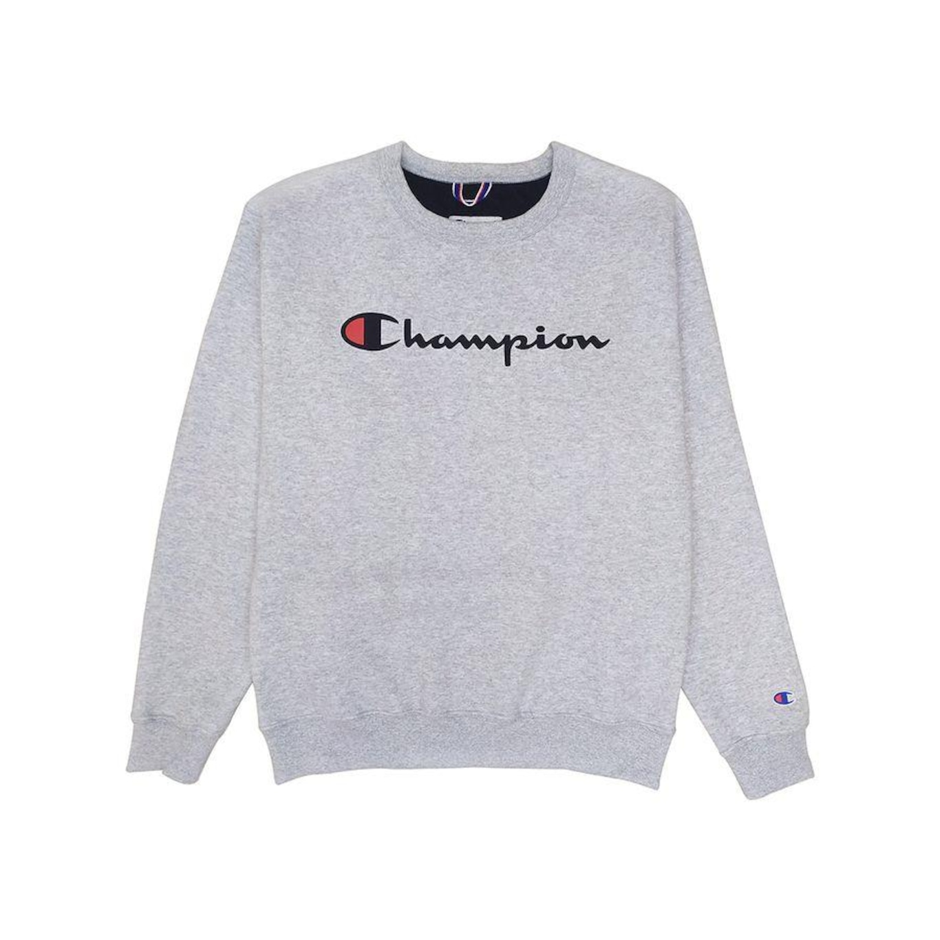 Blusão de Moletom Champion Logo Script Ink - Masculino - Foto 1