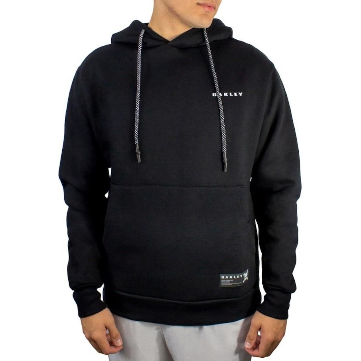 Blusão de Moletom com Capuz Oakley Heritage Big Skull Hoodie - Masculino - Foto 1