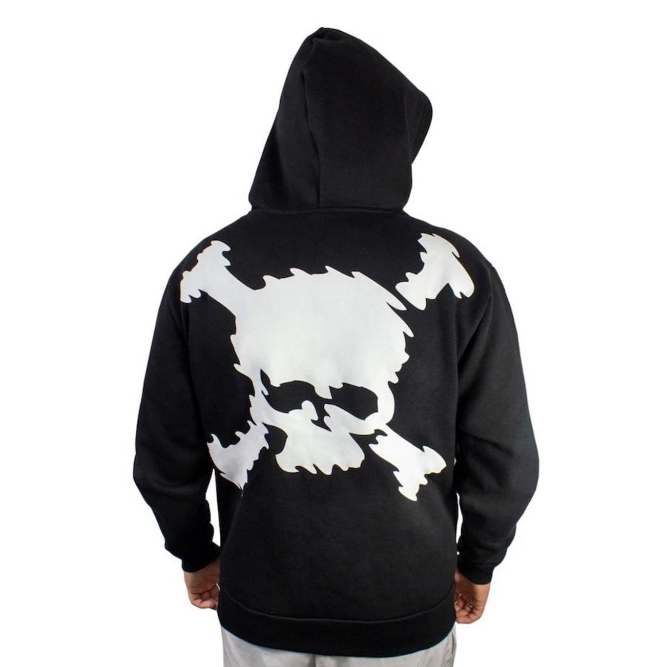 Blusão de Moletom com Capuz Oakley Heritage Big Skull Hoodie - Masculino - Foto 2