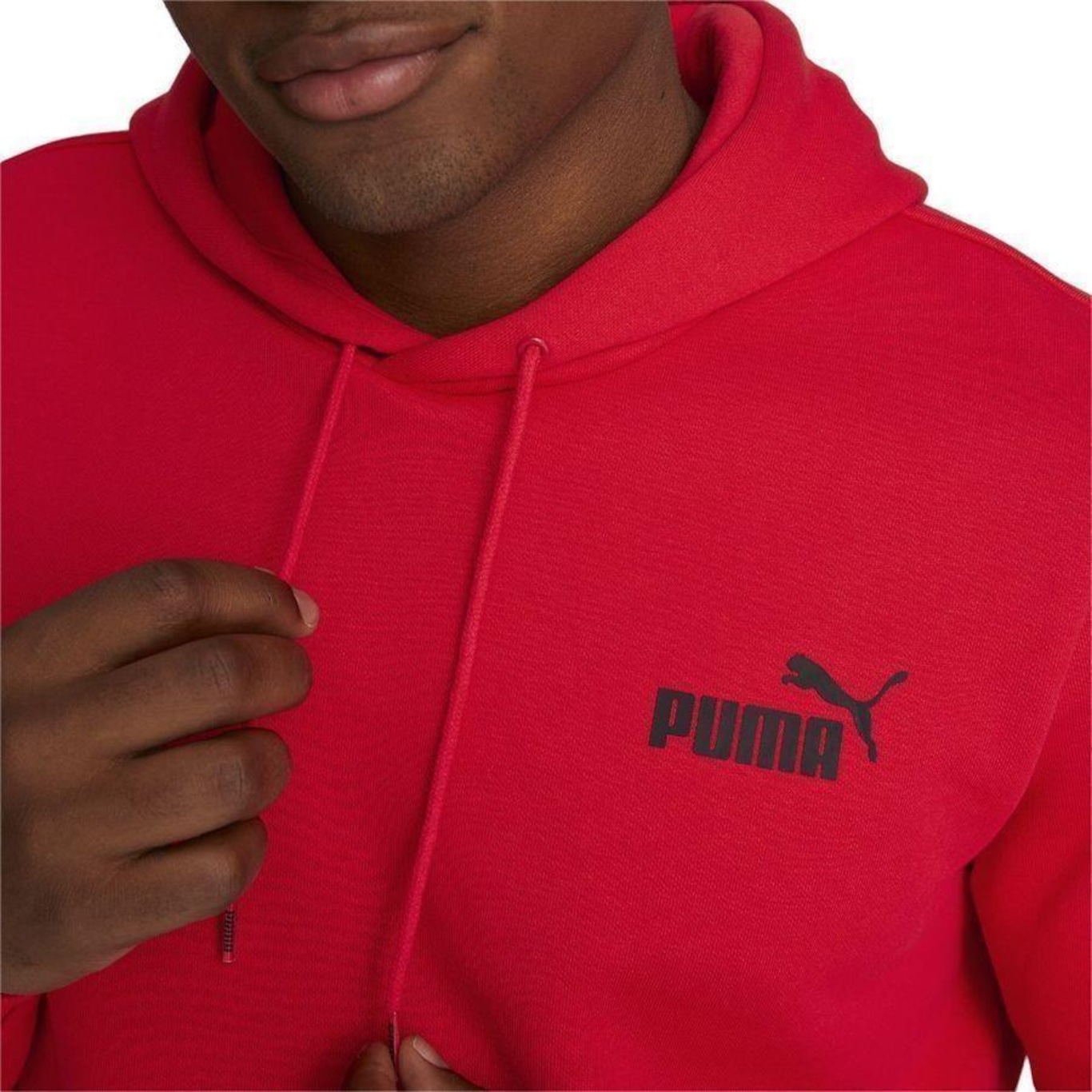 Blusão de Moletom com Capuz Puma Essentials Small Logo - Masculino - Foto 6