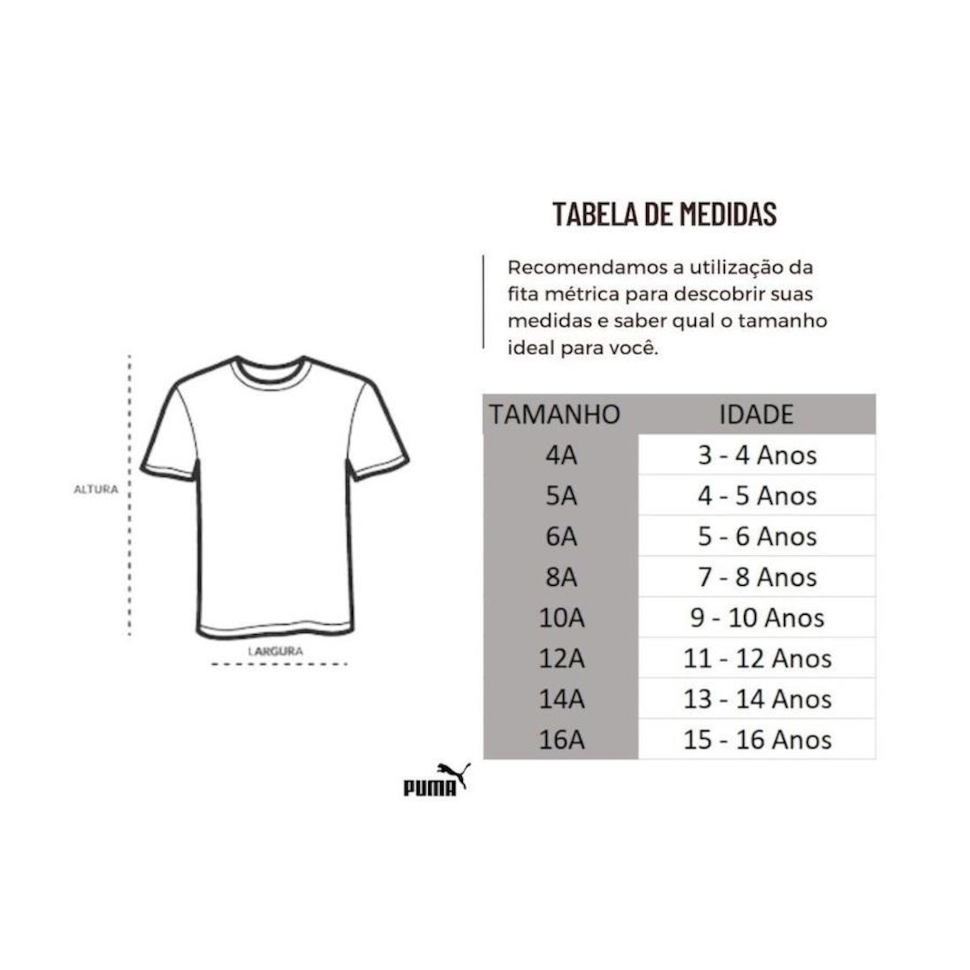 Camiseta Puma Active Logo Pequeno - Infantil - Foto 3